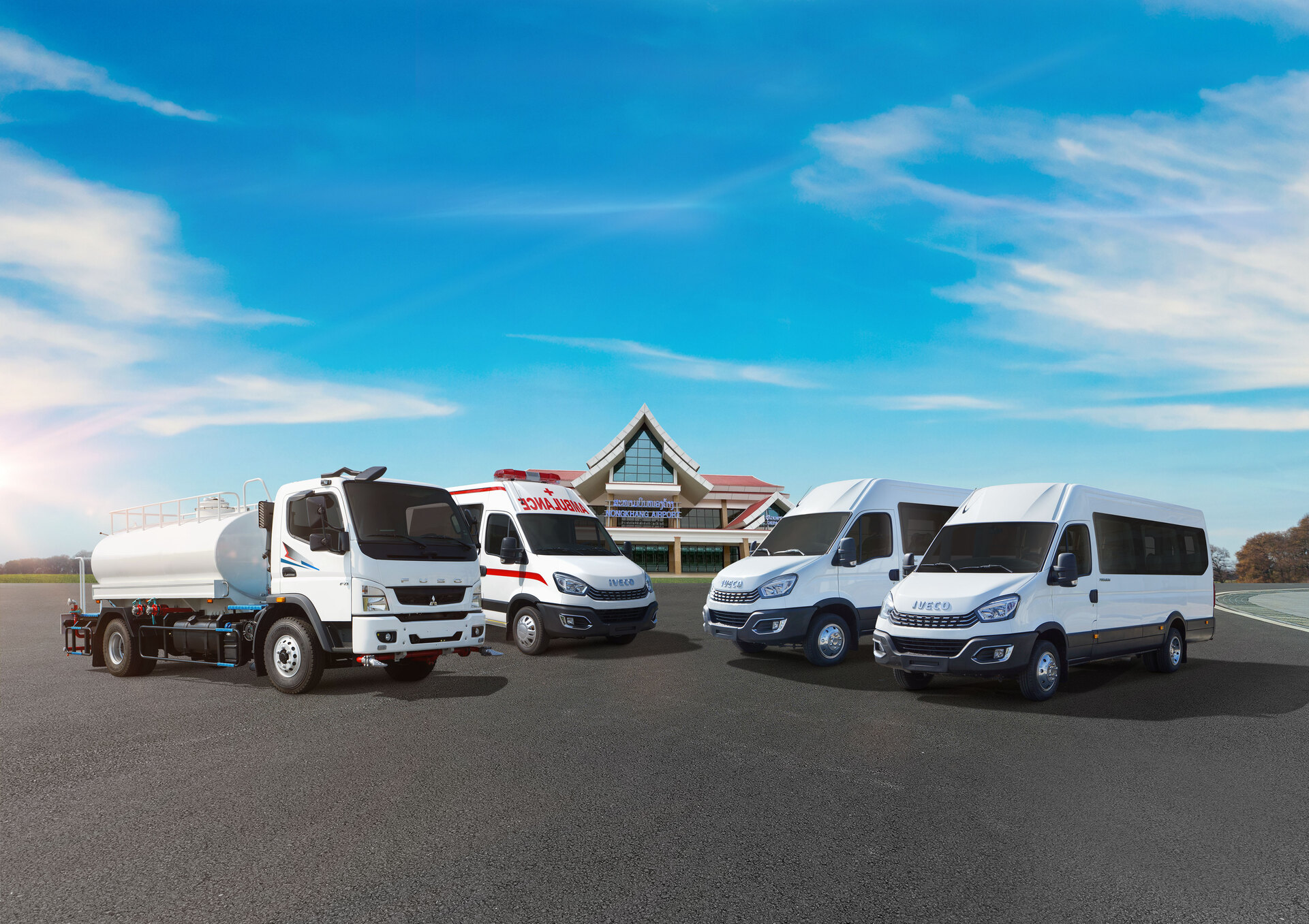 EXPORTING SPECIALIZED BUSES AND TRUCKS TO LAOS