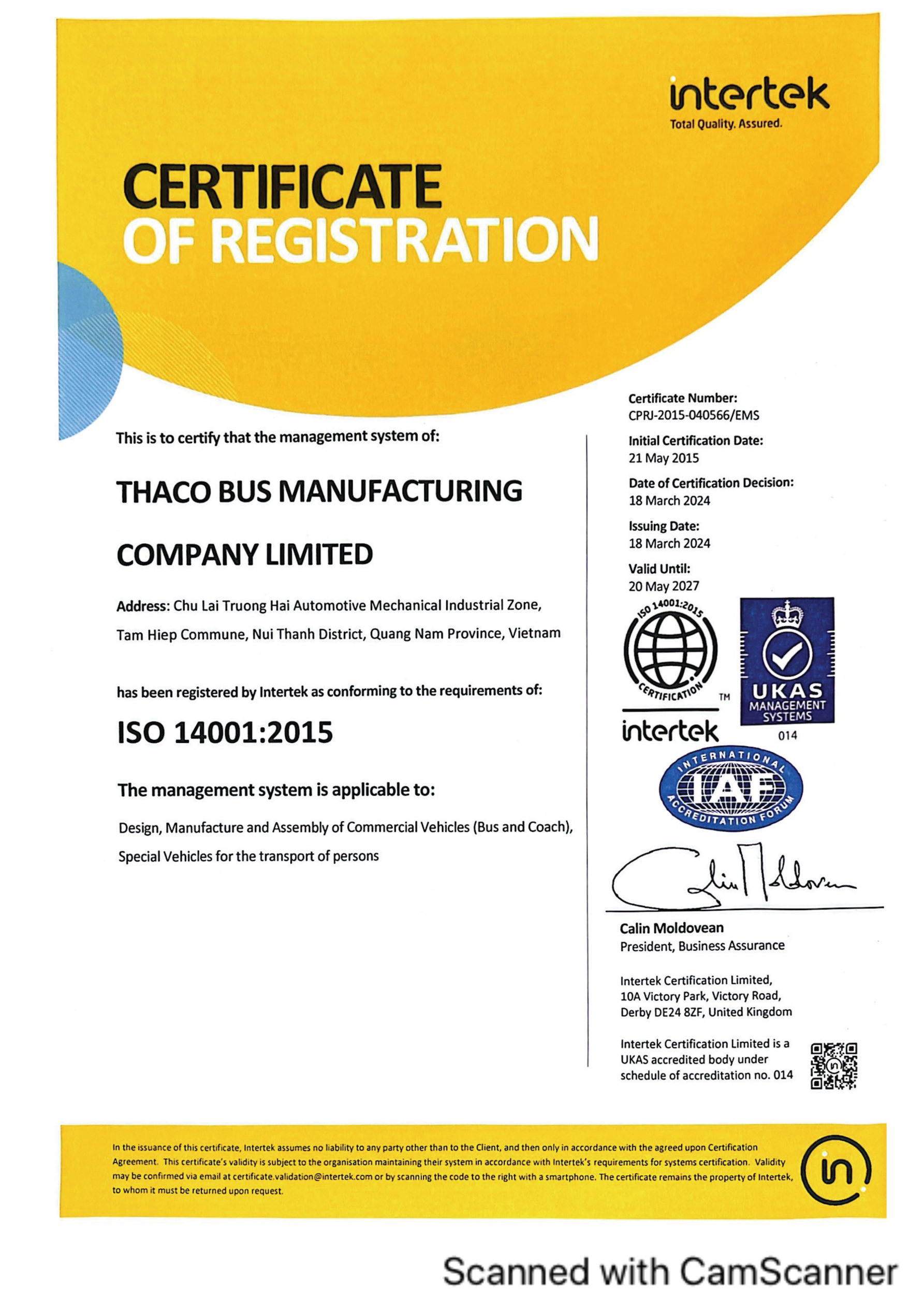 ISO 14001:2015