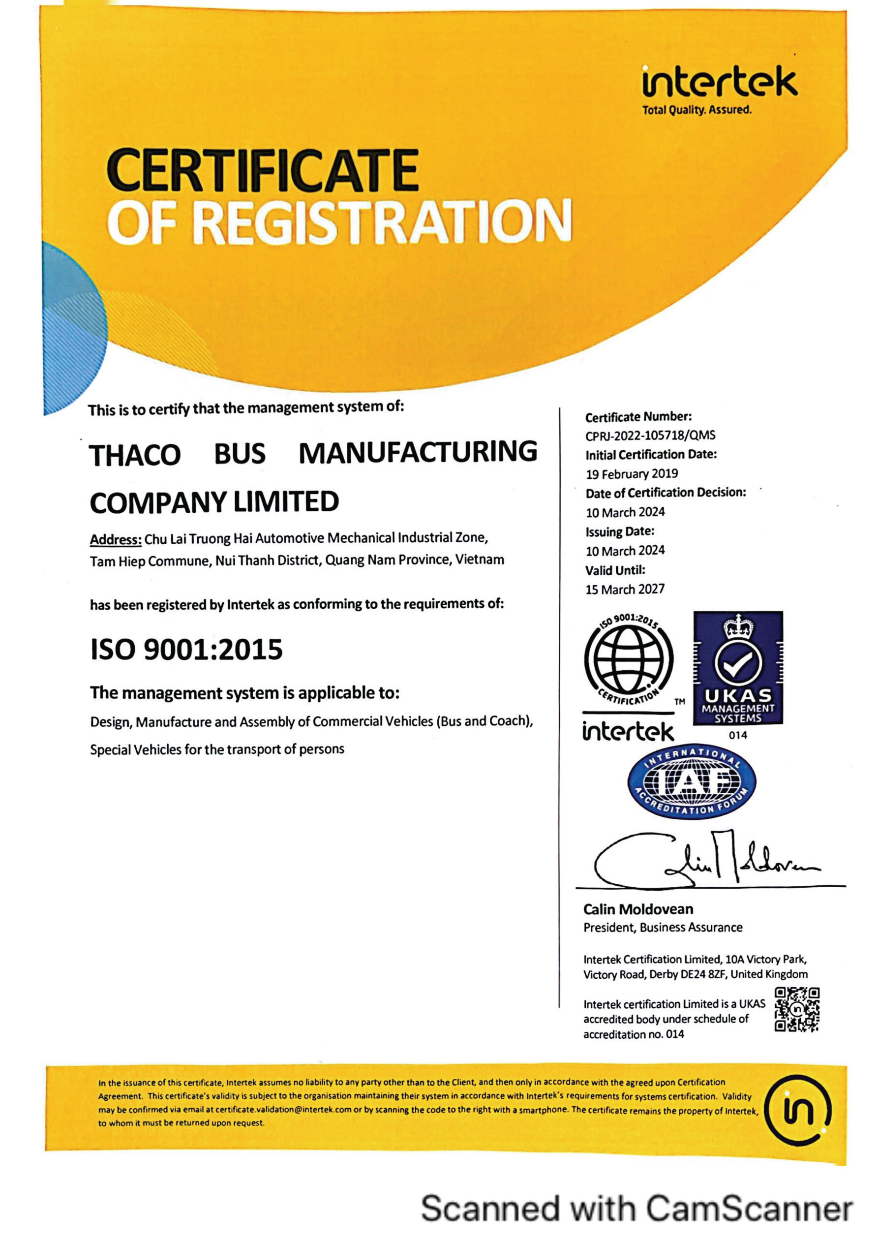 ISO 9001:2015