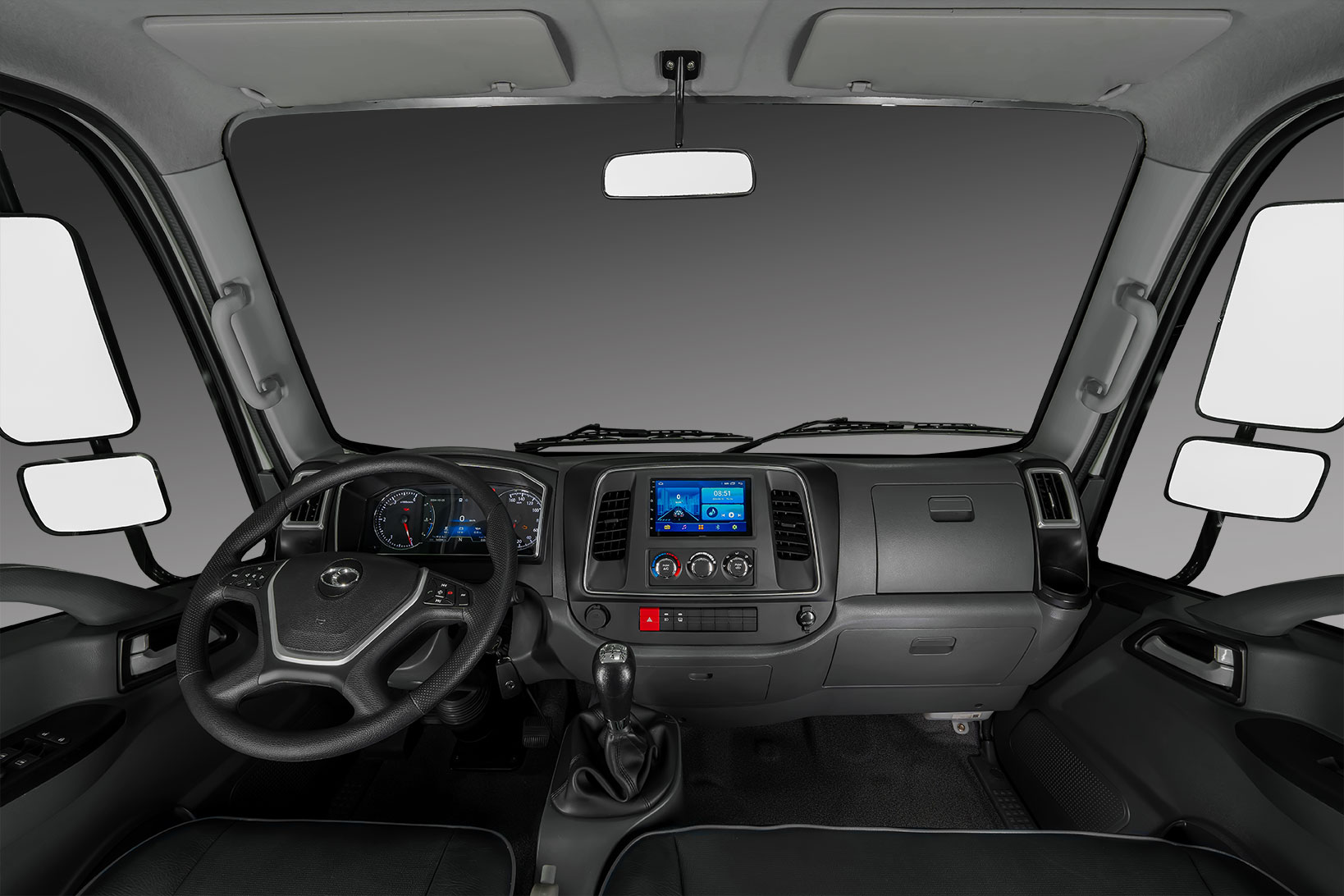 A cabin filled with advanced features