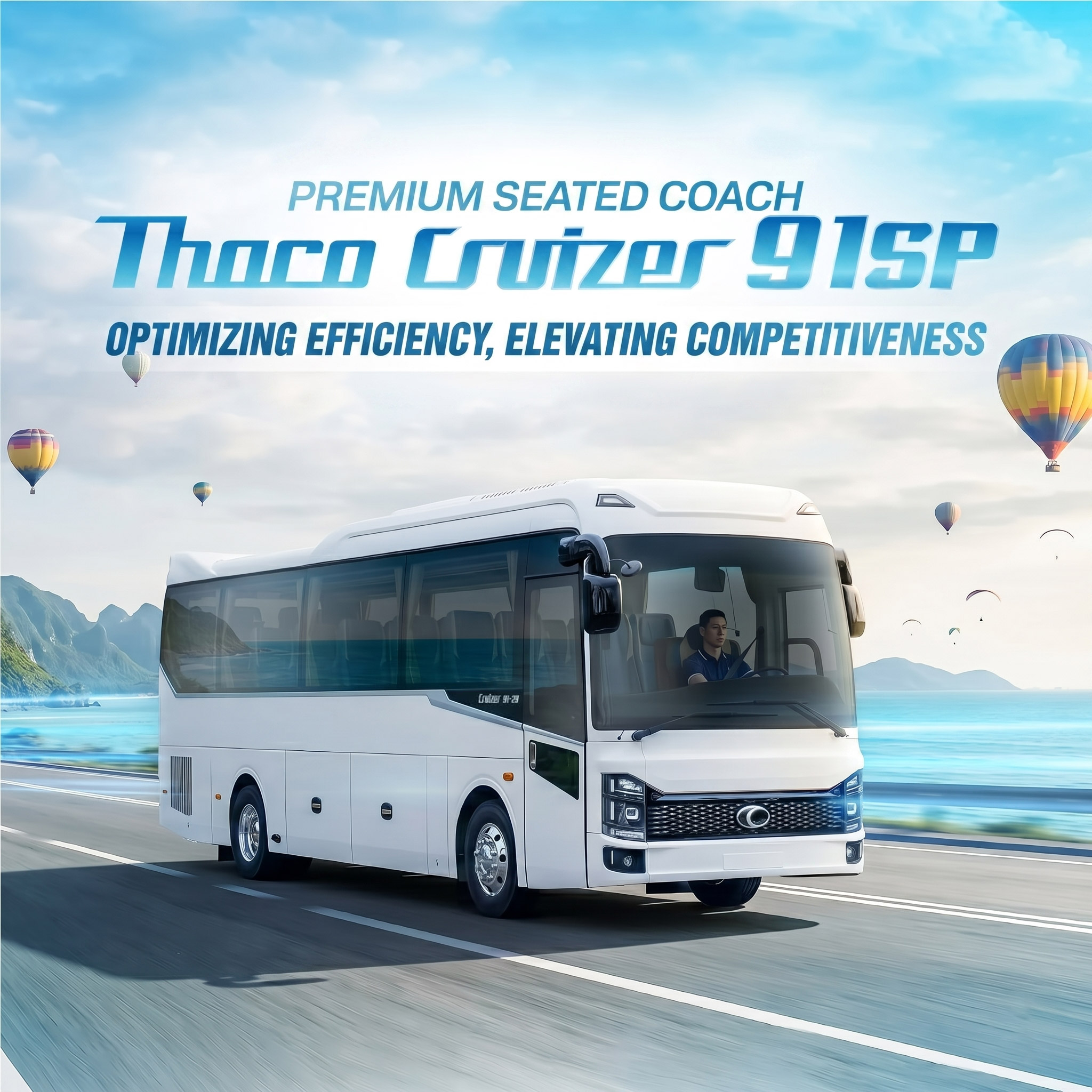 OPTIMIZE EFFICIENCY WITH THACO CRUIZER 91SP SEATING BUS